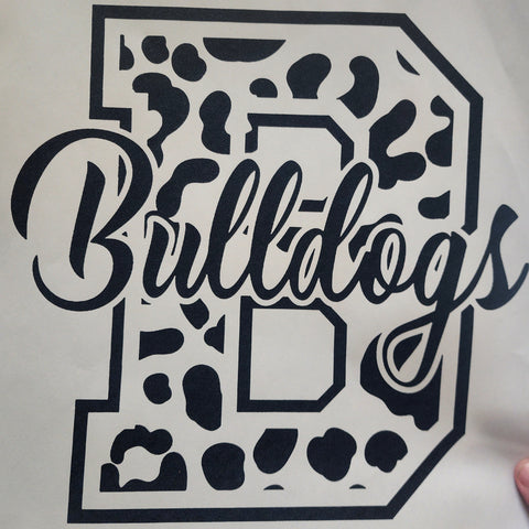 Bulldogs Black Leopard