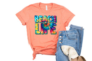 #79... H.H. Beach Life Tie Dye Ships 4/23