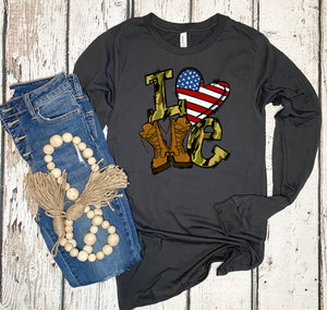 H.H. LOVE boots color. Ships 9/13