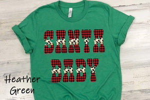 #800... Santa Baby Leopard and Plaid 11/1