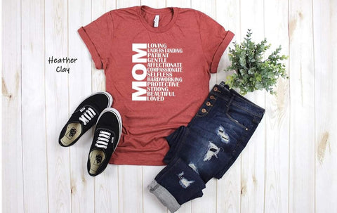 Mom Adjective White. Ships 3/25