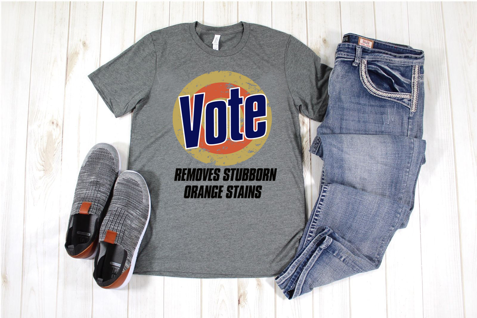 #410... VOTE. Orange stains. Ships 9/18