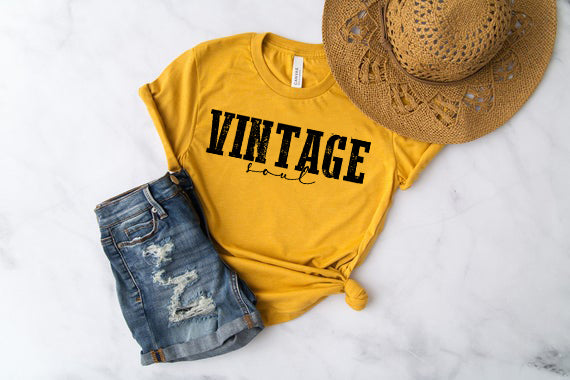 #35... Vintage Soul Black Ink Ships 1/29