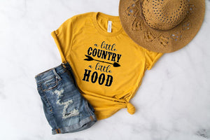 #206... A little Country a little hood. BLACK INK. ships 4/9