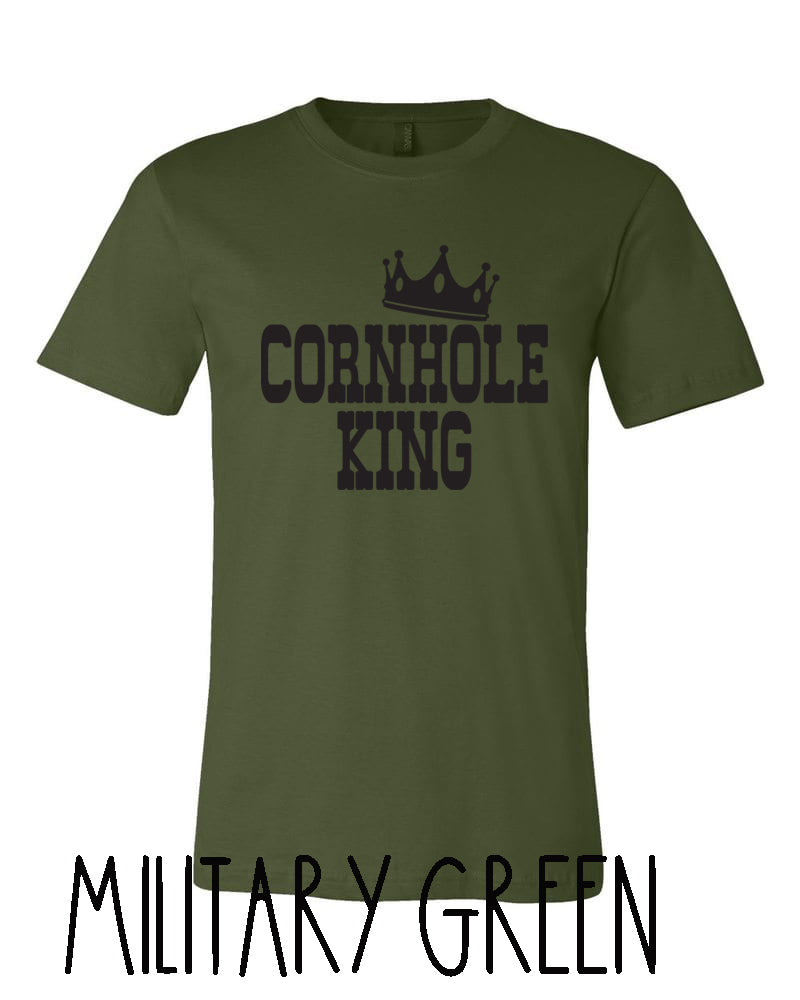 #523... H.H. Cornhole King BLACK. Ships 5/13