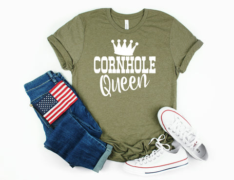 #529... H.H. Cornhole Queen WHITE. Ships 5/13
