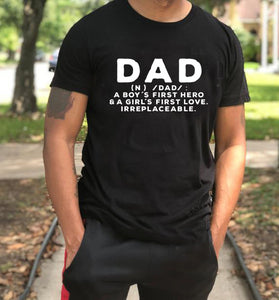 #729... Dad Definition. White. Ships 5/19