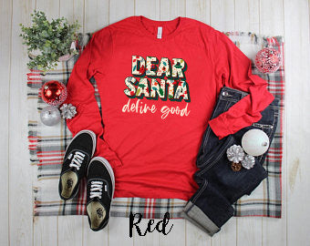 #591... H.H. Dear Santa define good color. Ships 10/1