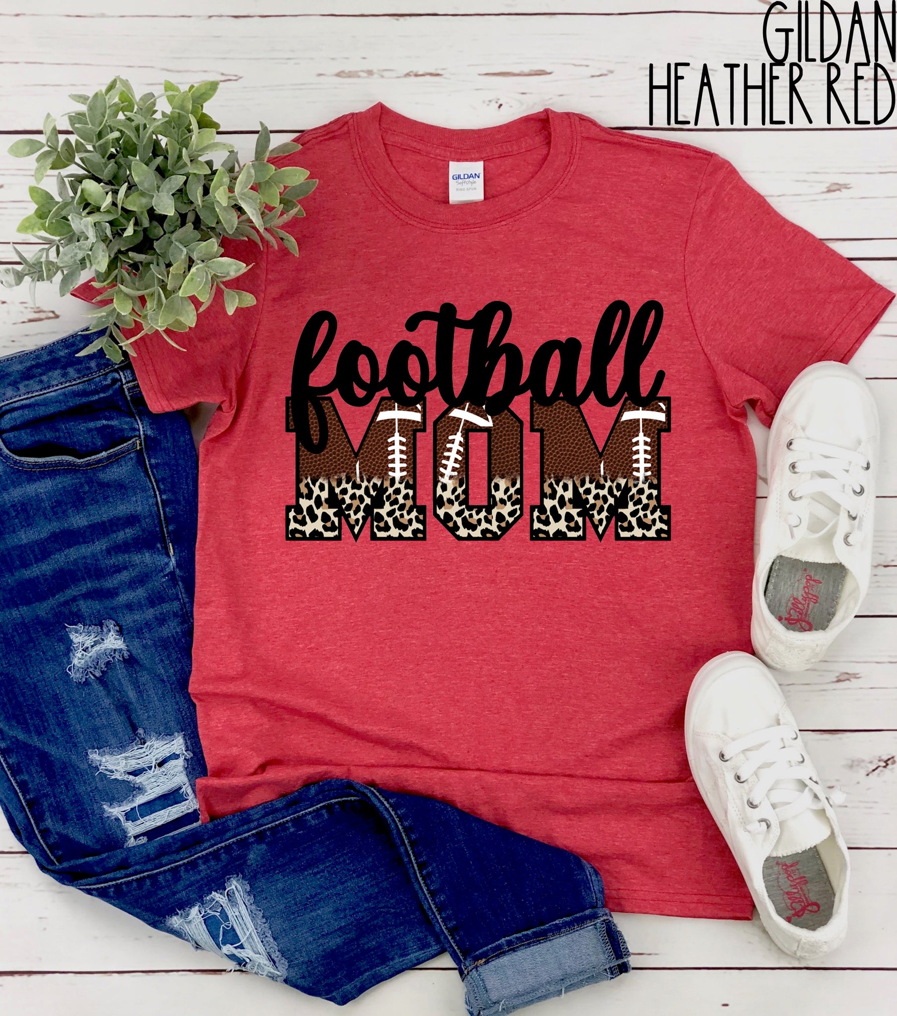 H.H. Leopard Football Mom. Ships 10/1