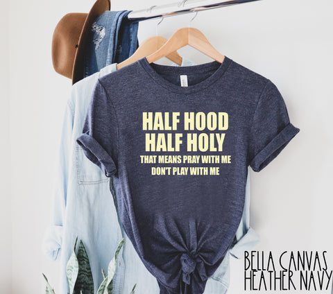 #323... Half Hood Half Holy.... CREAM. Ships 9/17