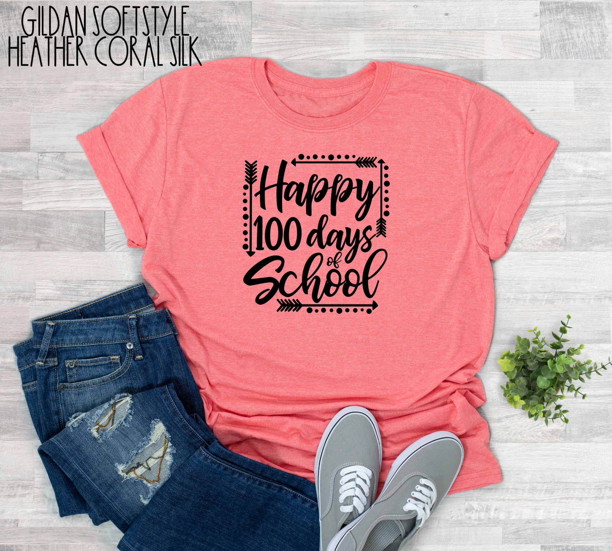 Happy 100 days of School. Ships 1/19