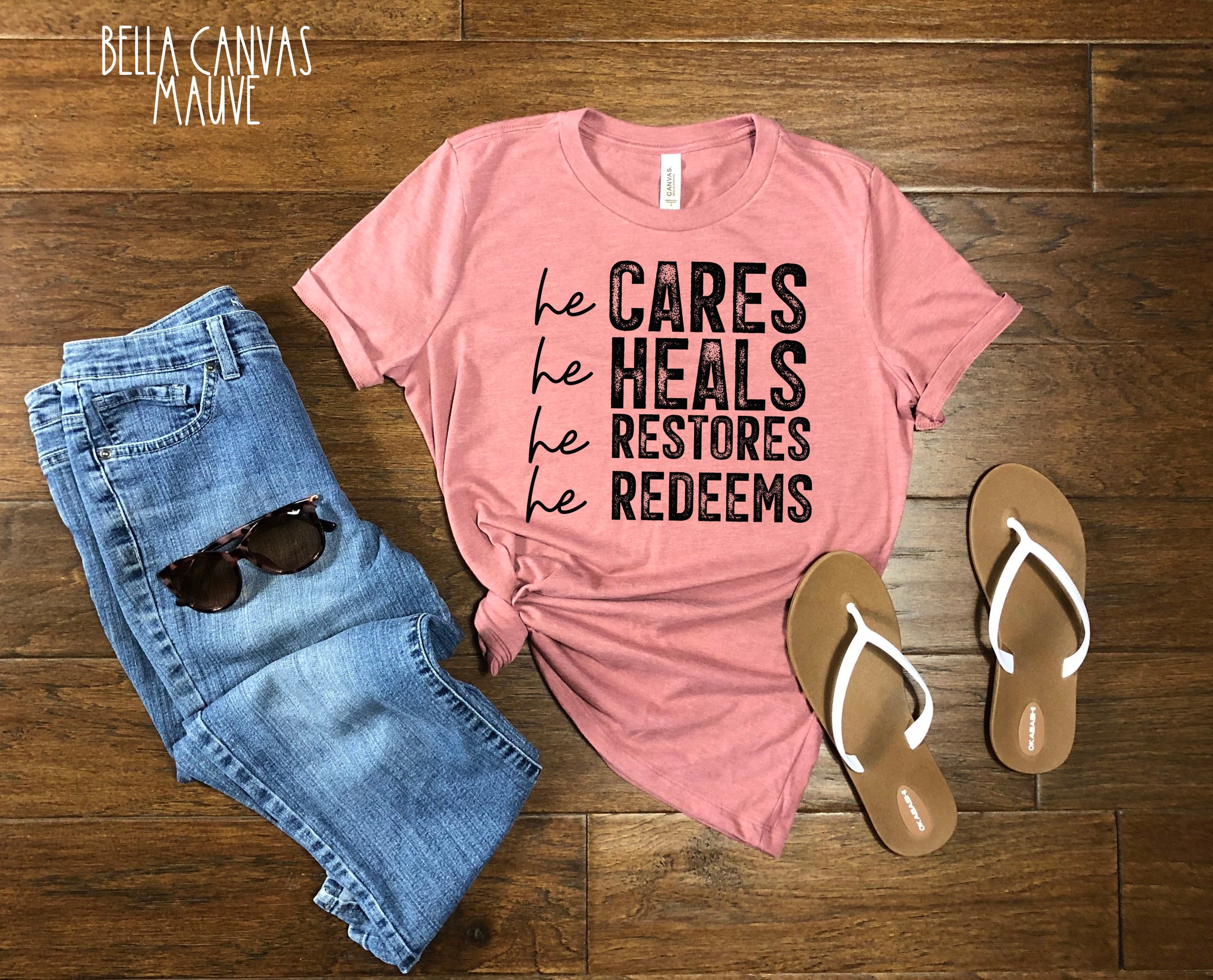 #622... He Cares. He Heals. He Restores. Ships 4/23