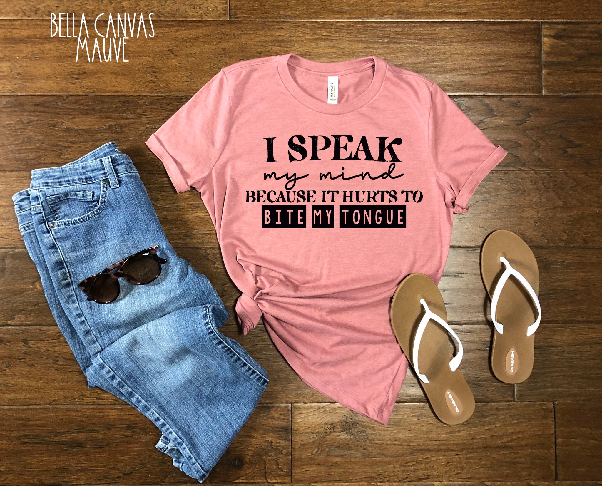 I speak my mind, it hurts to bite my tongue Ships 7/16