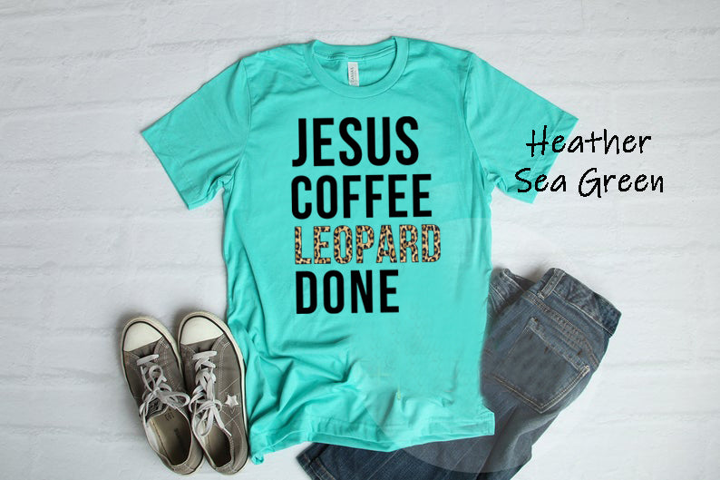 H.H. Jesus Coffee Leopard Done. Ships 3/11