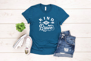 #16... Kind and Brave- White Ink ships 5/29