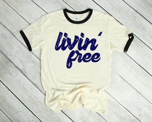 #207... Livin Free. Navy Color Ships 6/11