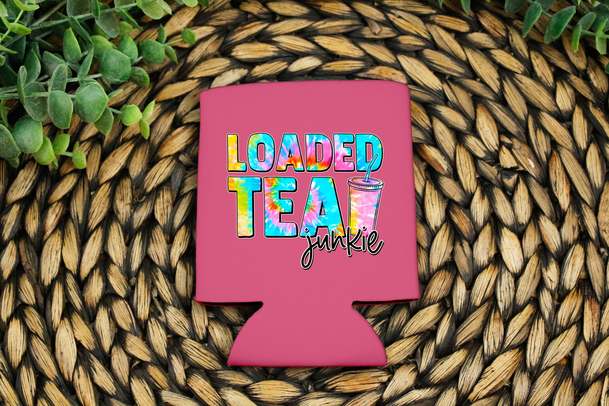H.H. Loaded Tea Junkie KOOZIE/POCKET Ships 6/3