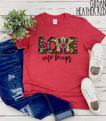 H.H. Love our troops color. Ships 12/3