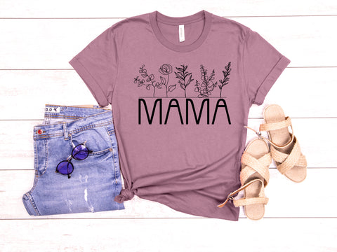 Mama with flowers. Ships 4/22