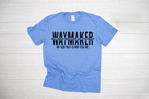 #538... Waymaker BLACK. Ships 5/5