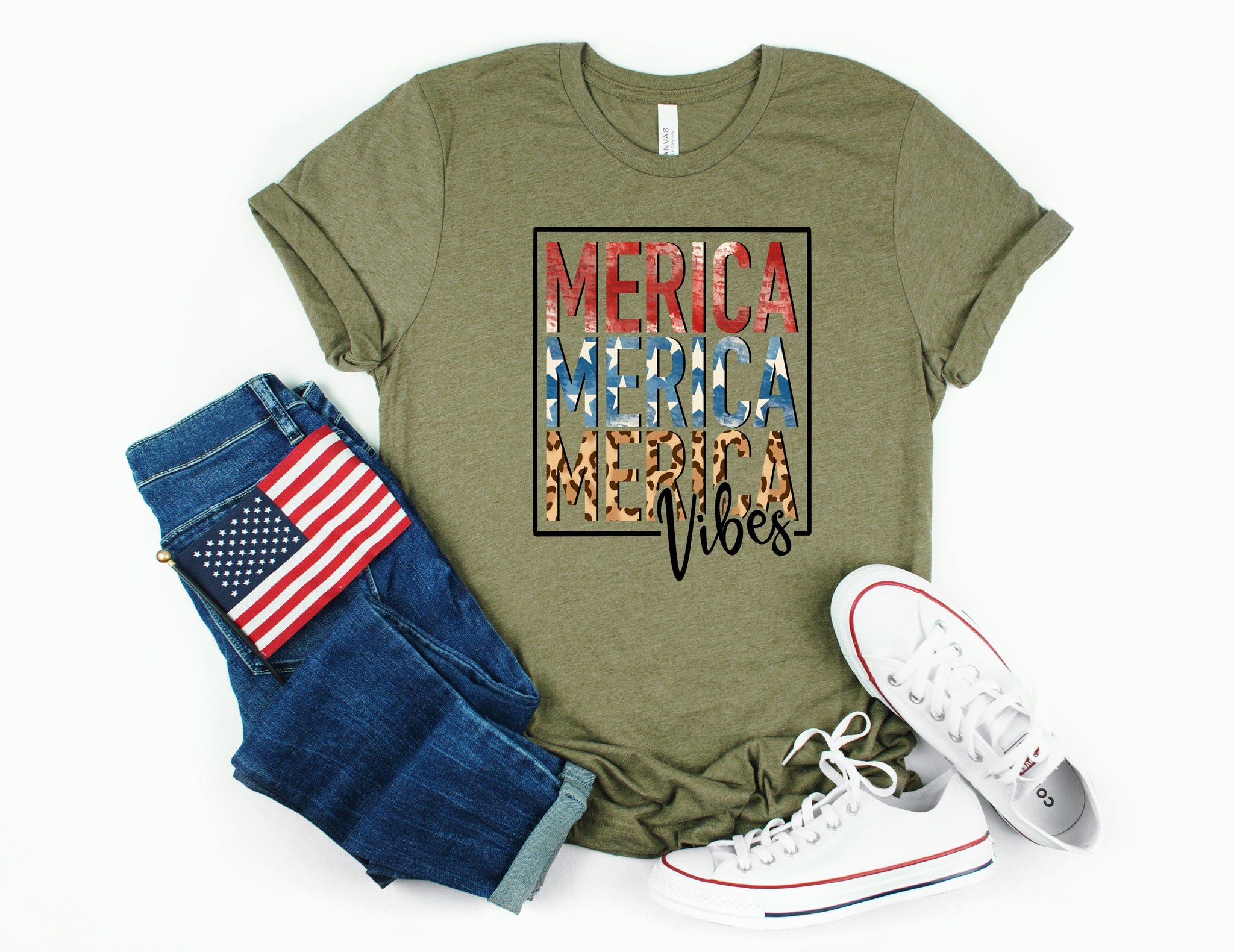 H.H. Merica Merica Merica vibes leopard. Ships 4/22