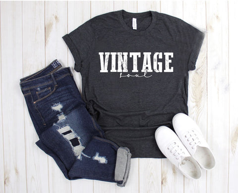 #26... Vintage Soul White Ink Ships 10/30