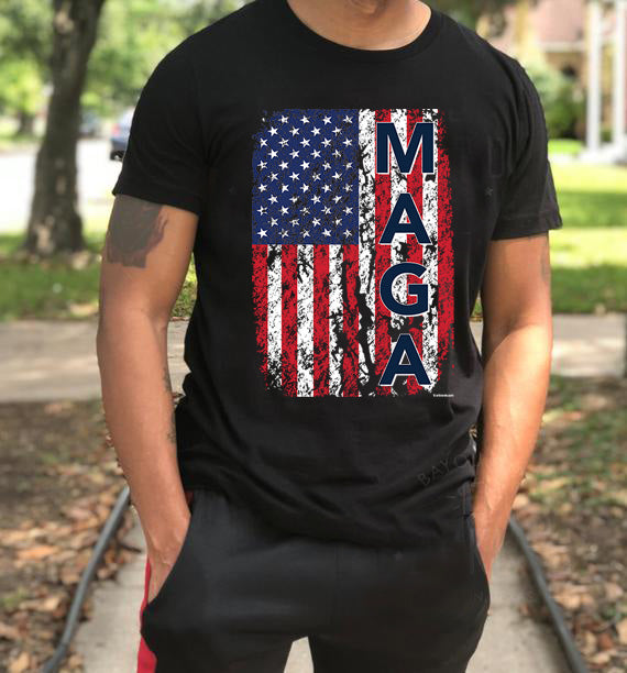 #274... MAGA distressed flag. Ships 7/24